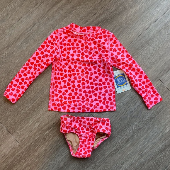 *NEW* J. Crew two piece girl’s swimsuit size 2 - Picture 2 of 6